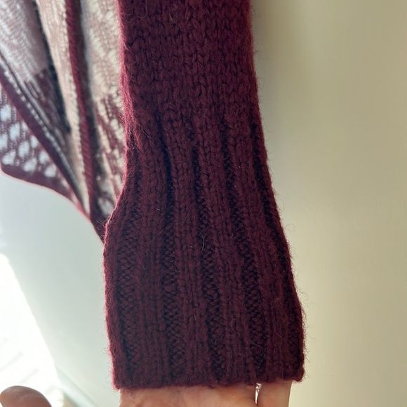 Ruby Moon Anthropologie Open Front Knit Wool Cardigan - Picture 3 of 8